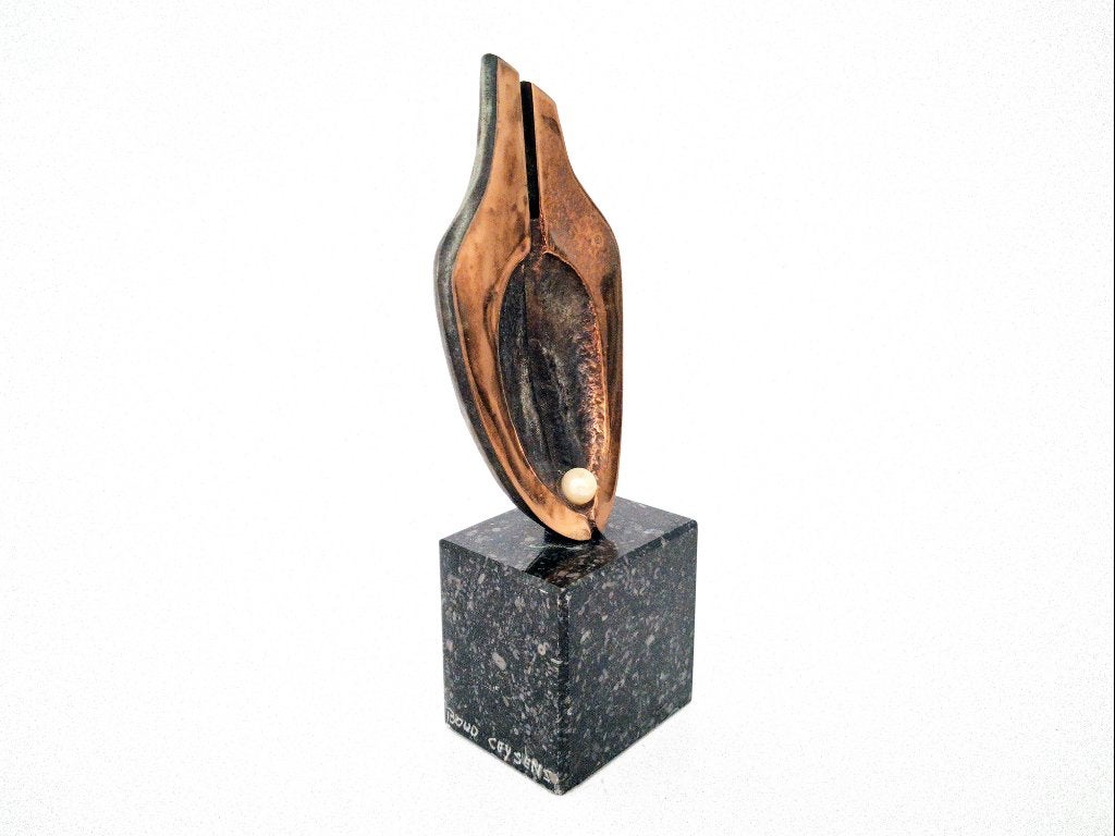 sculpture en bronze de Boud Ceysens, Sculpture, Enlèvement ou Envoi, Autres matériaux, 19 cm