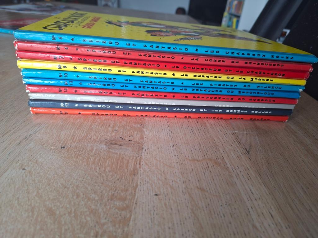 Spirou en Fantasio - set van 10 strips, Boeken, Ophalen of Verzenden