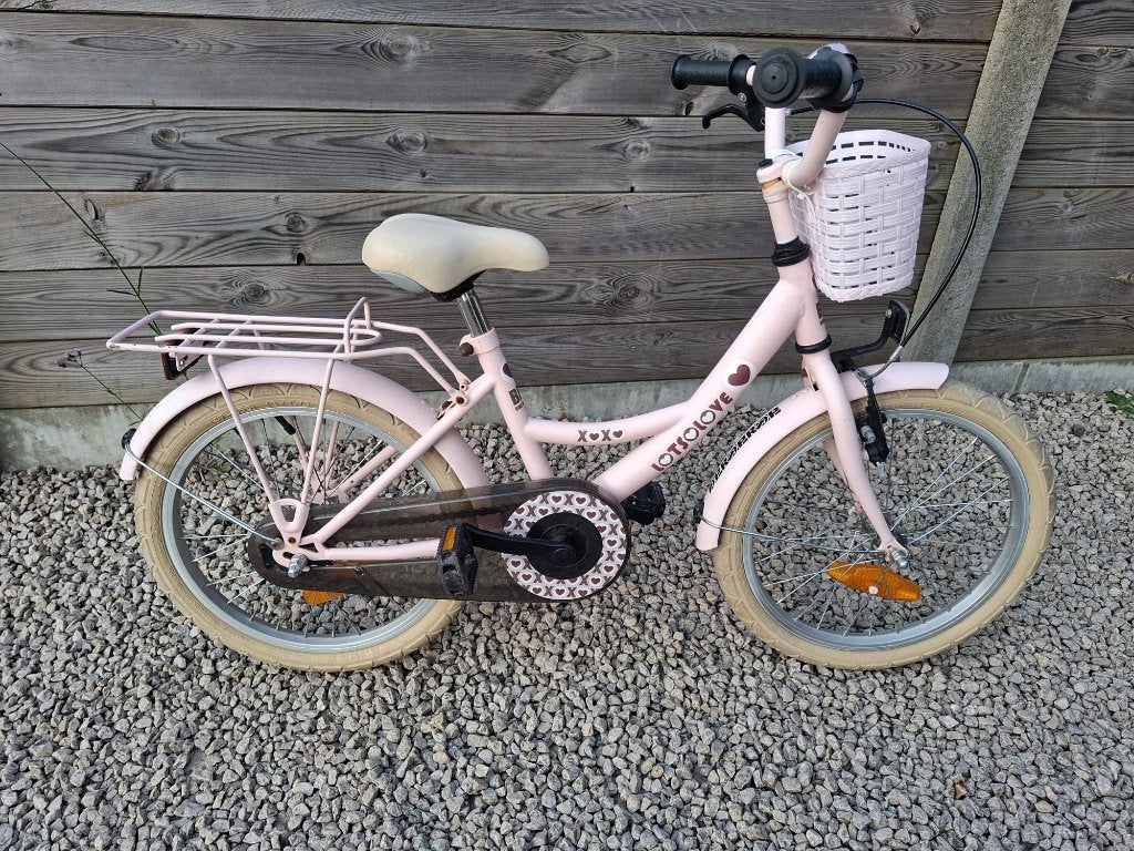 meisjesfiets 18 inch, Fietsen en Brommers, Ophalen, Terugtraprem, 18 inch