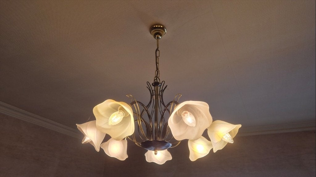 Luster, Huis en Inrichting, Ophalen, Gebruikt, Hanglamp, E14 (klein)