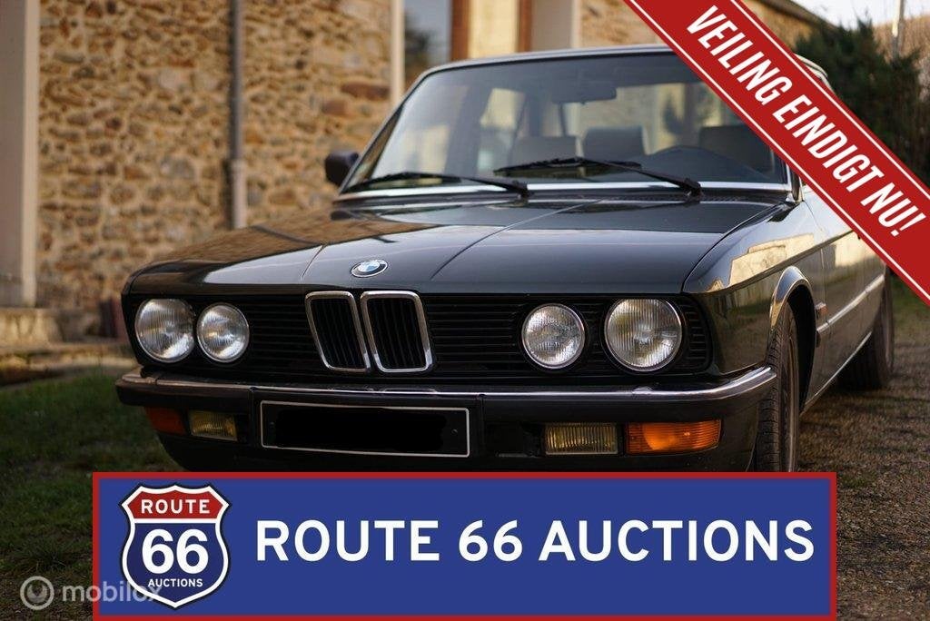 BMW 525e | 1987 | Route 66 Auctions, Achat, Entreprise, Boîte manuelle, Autre carrosserie