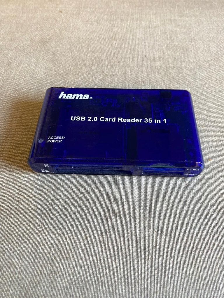Lecteur de carte USB 2.0 Hama., Enlèvement ou Envoi, Comme neuf
