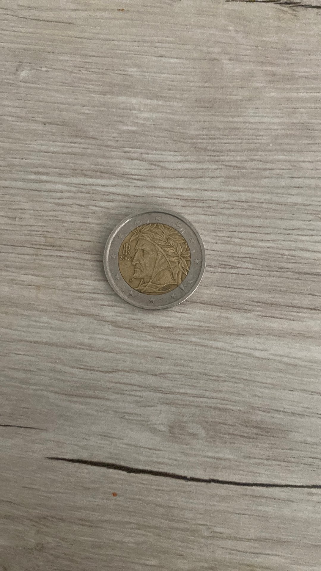Heel zeldsaam 2euro van 2002 en het komt van italie, Postzegels en Munten, Ophalen
