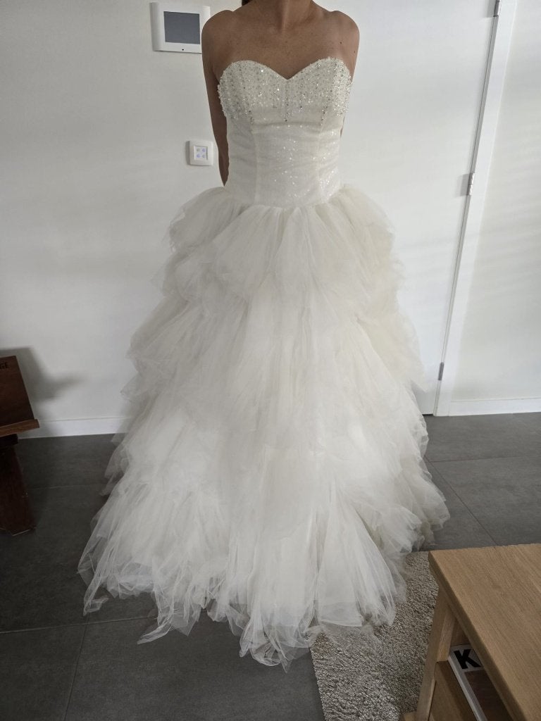 Trouwkleed Linea Raffaelli, Vêtements | Femmes, Vêtements de mariage & Accessoires de mariage, Linea raffaelli, Porté, Blanc, Enlèvement