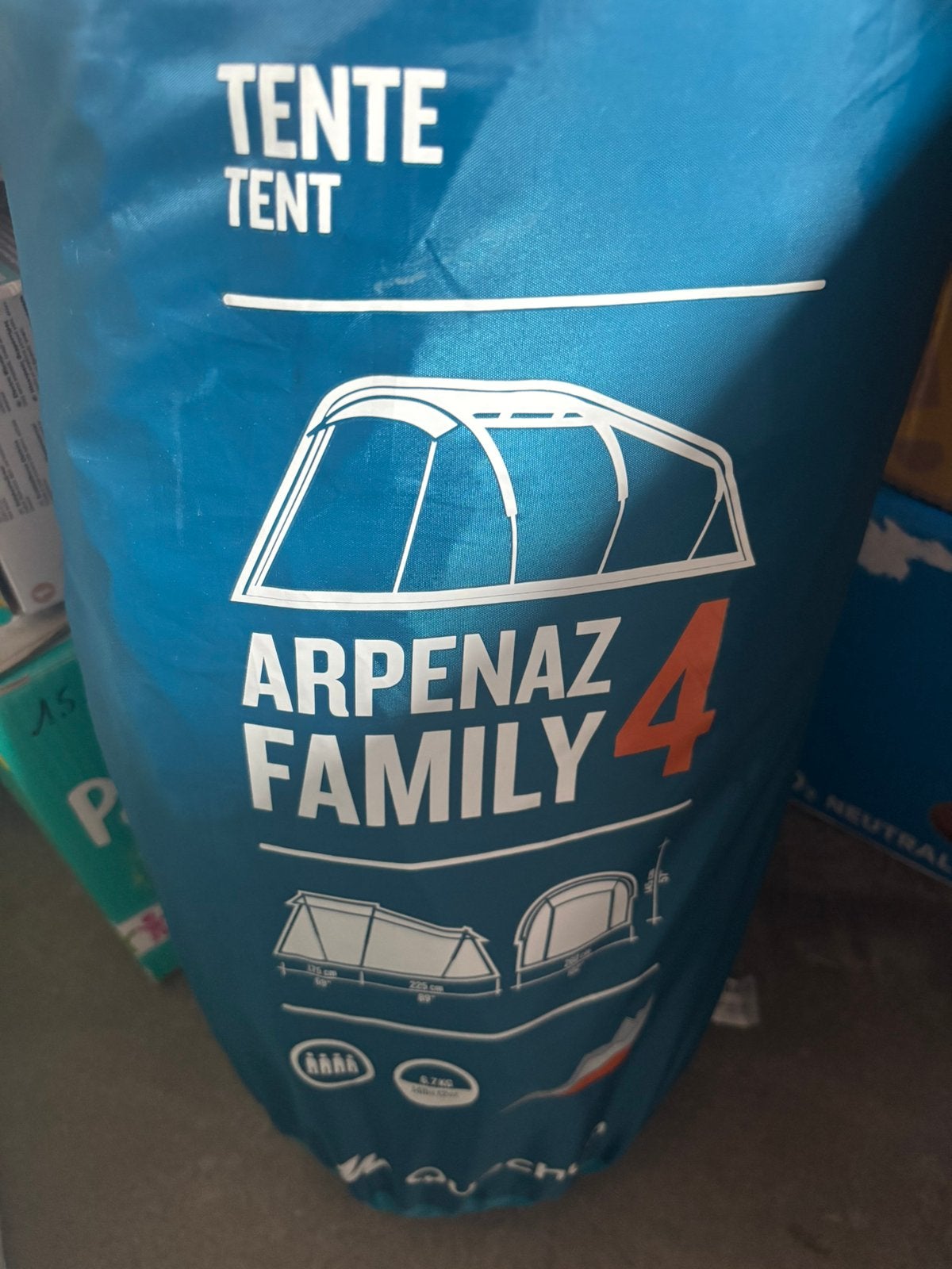 Tent, Ophalen, Zo goed als nieuw