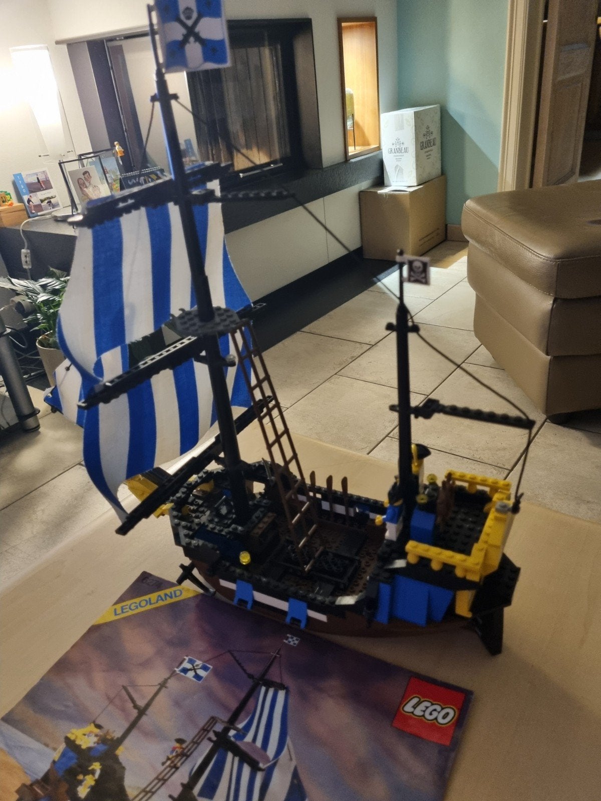 legoset6274 piraten schip, Hobby en Vrije tijd, Ophalen of Verzenden, Gebruikt