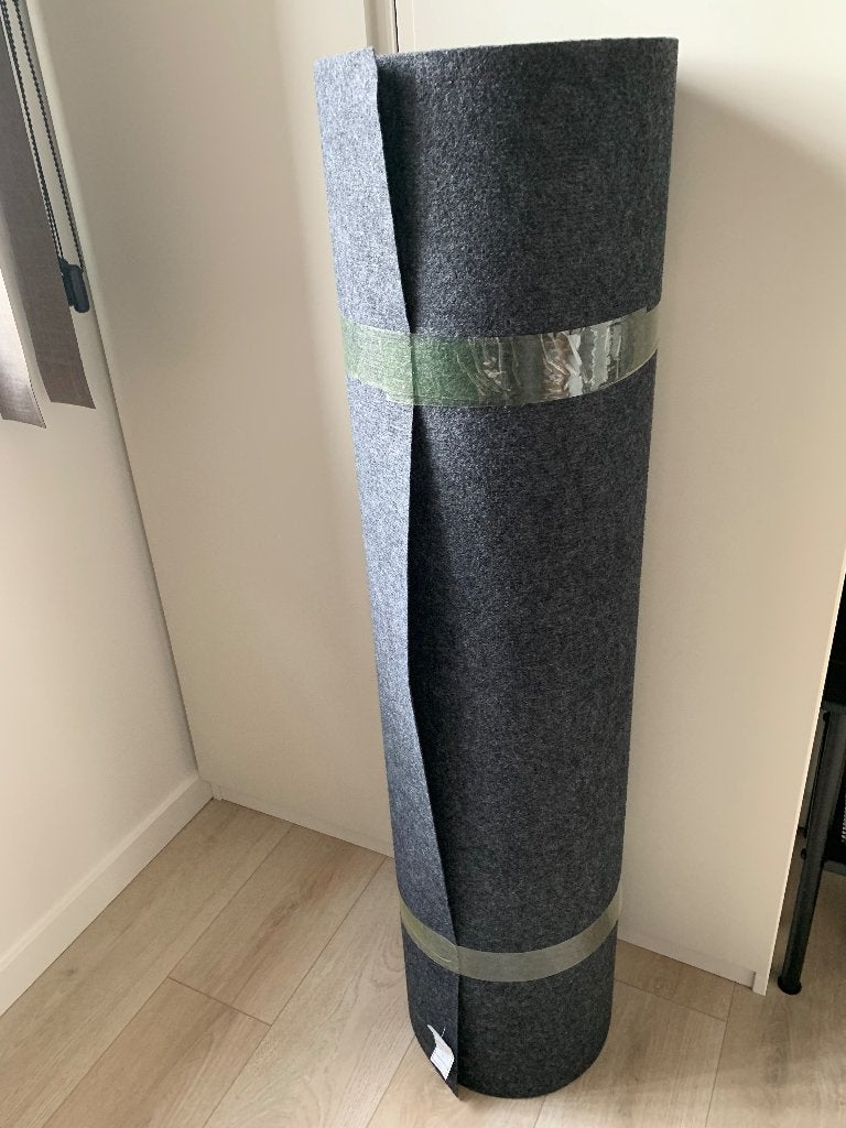 Beurstapijt, Huis en Inrichting, Stoffering | Tapijten en Vloerkleden, Ophalen, 100 tot 150 cm, Overige vormen, Zwart