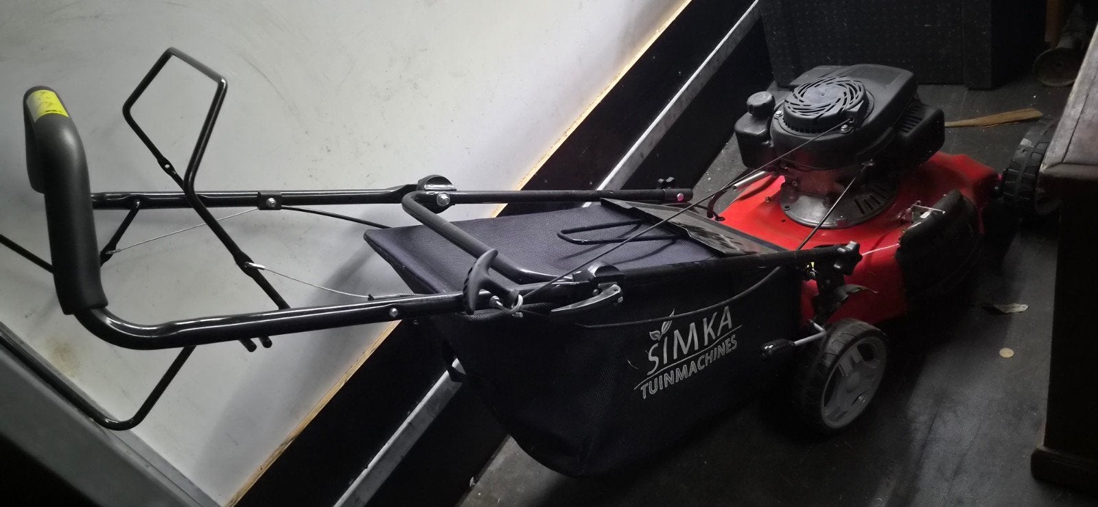 grasmaaier simka, Ophalen, Gebruikt, Simka, Benzine-grasmaaier