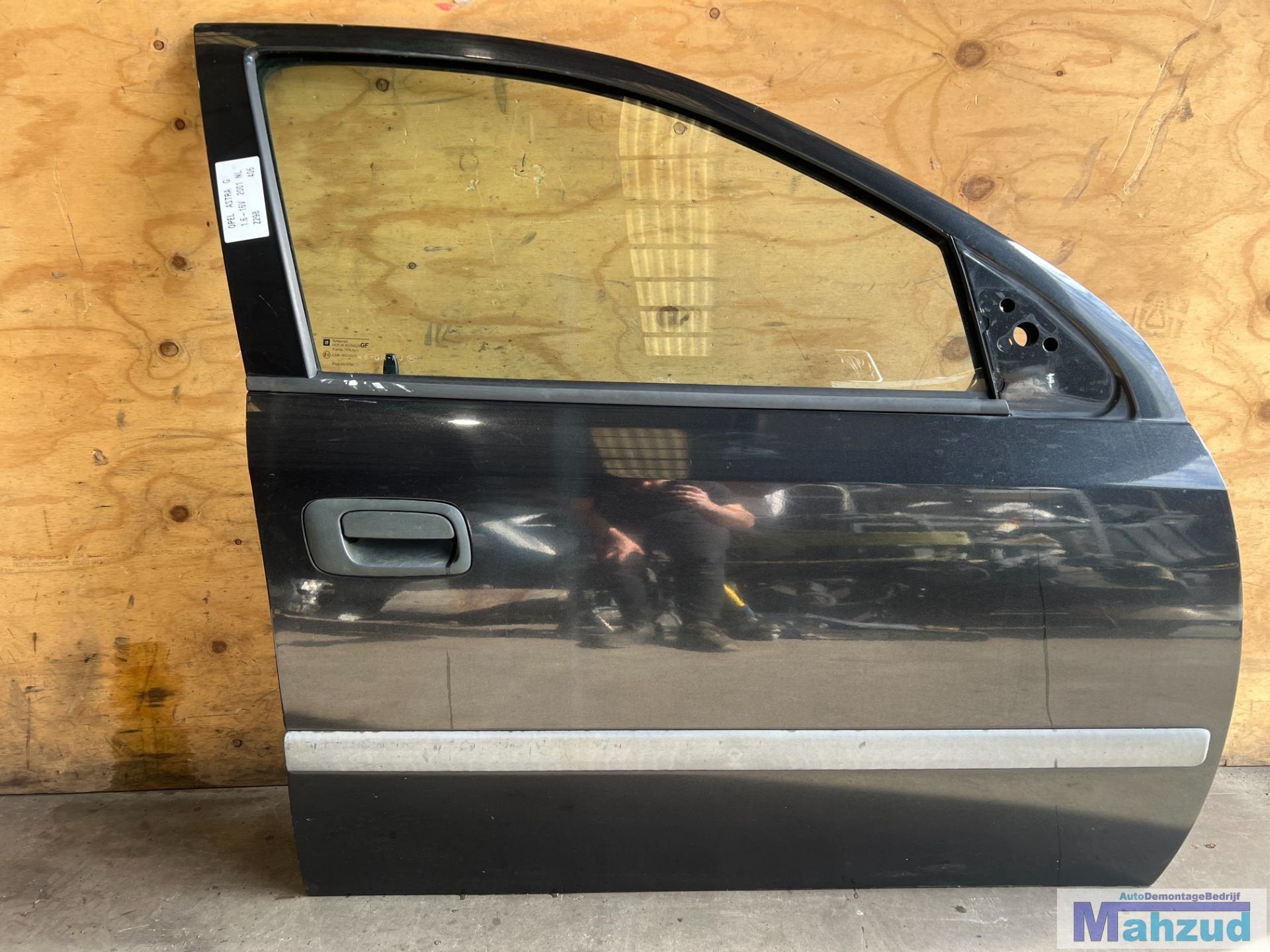 OPEL ASTRA G Zwart Z298 rechts voor portier deur 1998-2004, Gebruikt, Deur, Opel Automobile GmbH, Kontakt@opel-infoservice.de