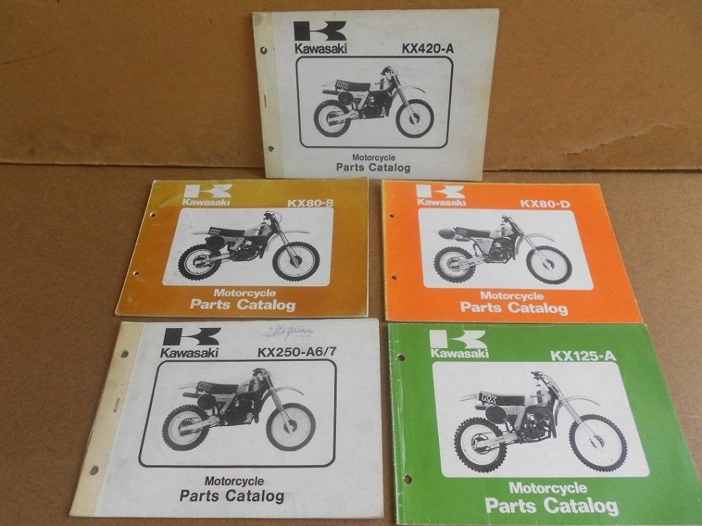 Kawasaki Cros Oldie Parts List KX420/250/125/80 Boeken, Motoren, Ophalen of Verzenden, Kawasaki