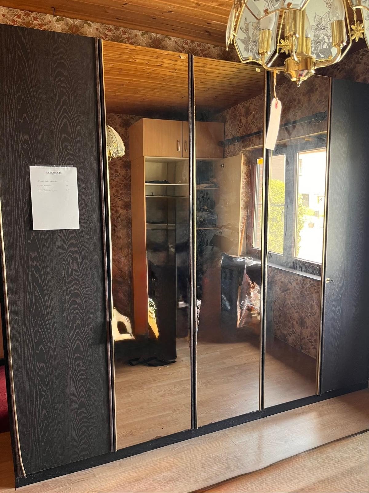 Grande garde-robe avec miroirs, Huis en Inrichting, Kasten | Kleerkasten, Ophalen