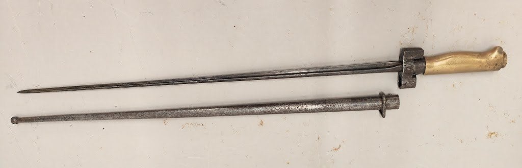 Lebel Franse bajonet Model 1886 M15, Verzamelen, Ophalen of Verzenden, Landmacht, Zwaard of Sabel