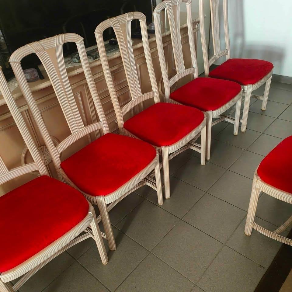 chaises bois cerusé, Maison & Meubles, Chaises, Renaissance, Enlèvement ou Envoi, Bois, Cinq, Six Chaises ou plus
