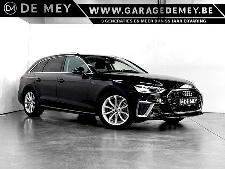 Audi A4 Avant 35 TFSI S-line S tronic 150pk / Trekhaak / Cam, Auto's, Automaat, Zwart, Break, 148 g/km