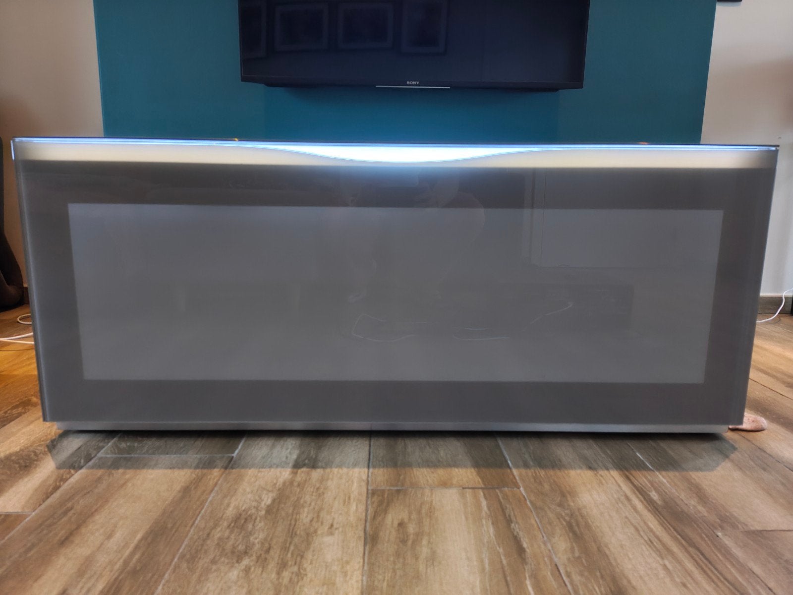 Tv meubel, Huis en Inrichting, Kasten |Televisiemeubels, Ophalen, Glas