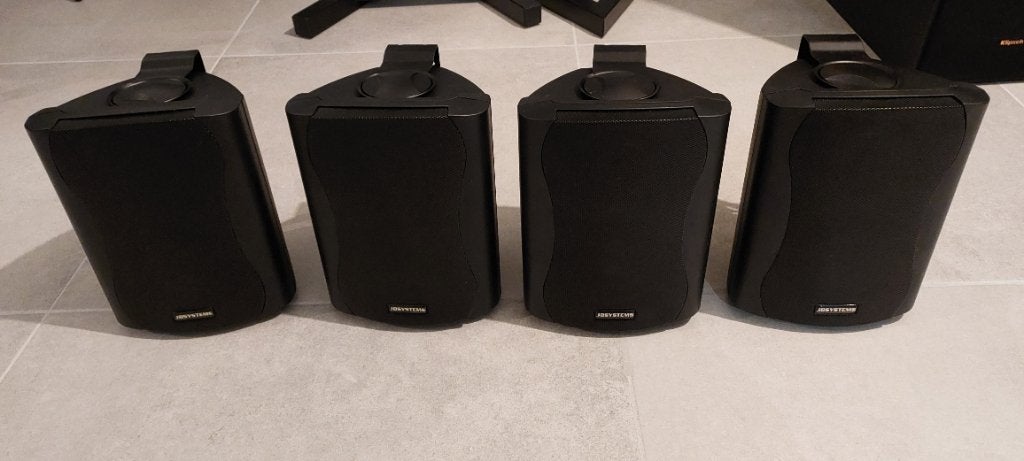 JB Systems K50 Black (4 stuks), Stereo speakers, Zo goed als nieuw, Minder dan 60 watt, Ophalen