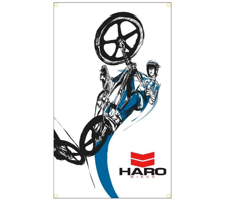 Grote vlaggen Haro Bikes (150x90cm), Ophalen of Verzenden, Nieuw