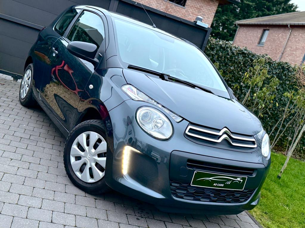 Citroen C1 1.0i️ * 12.000 KM * MOTEUR TOYOTA * NEUF *EURO 6C, Autos, Citroën, Cuir, Argent ou Gris, Achat, Euro 6