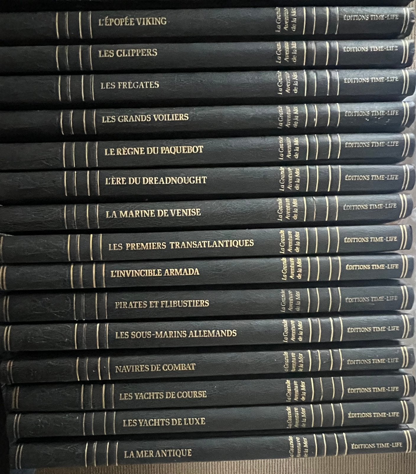Intégrale 22 Livres Time Life - La Grande Aventure de la Mer, Enlèvement ou Envoi, Comme neuf