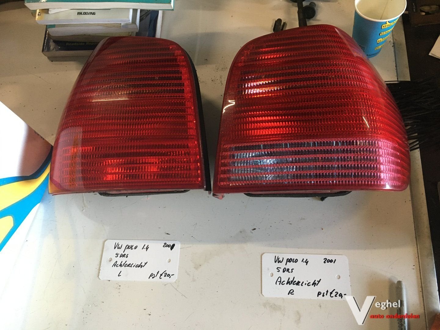 Vw Polo 1.4 5drs 2001  Achterlicht Links of Rechts, Gebruikt, -, -, Ophalen of Verzenden