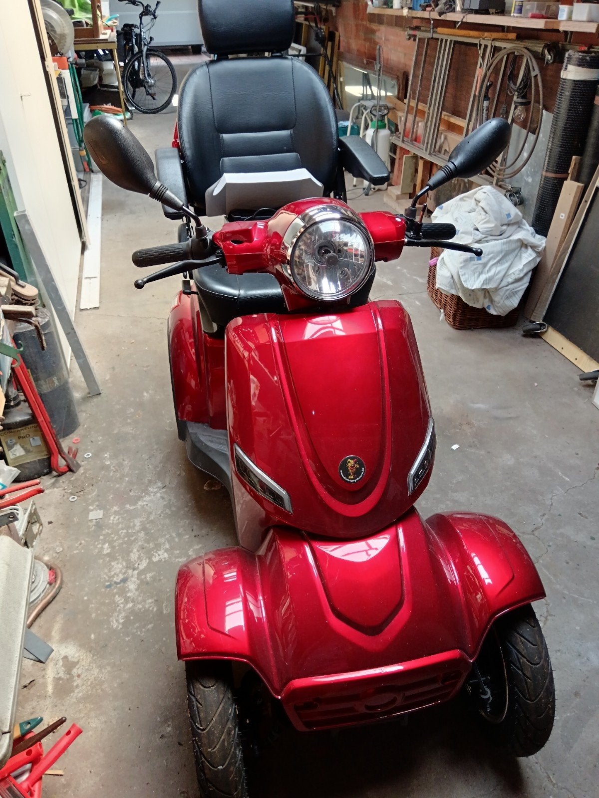scooter de mobilité Four 30AH, couleur rouge, Enlèvement, Comme neuf
