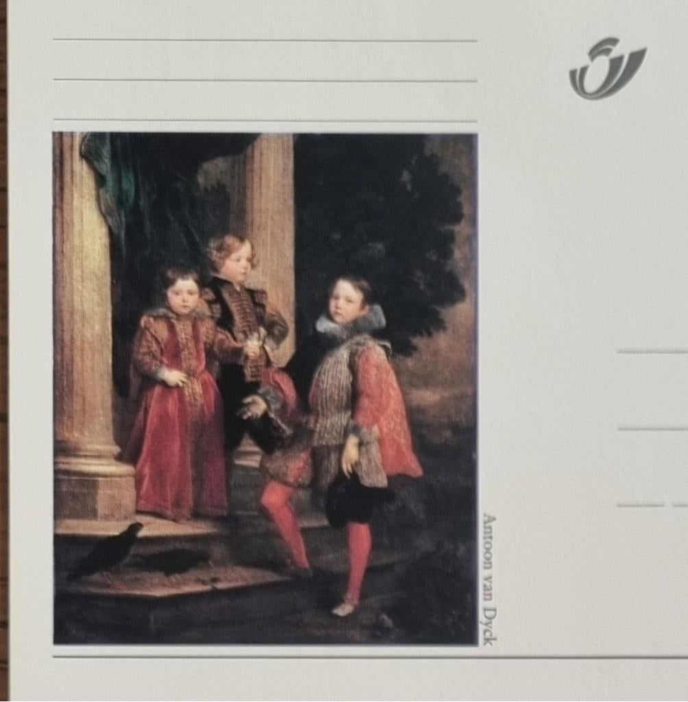 3 x Briefkaart BK71 - BK73  Antoon Van Dijck 1999, Verzamelen, Verzenden, 1980 tot heden, Ongelopen
