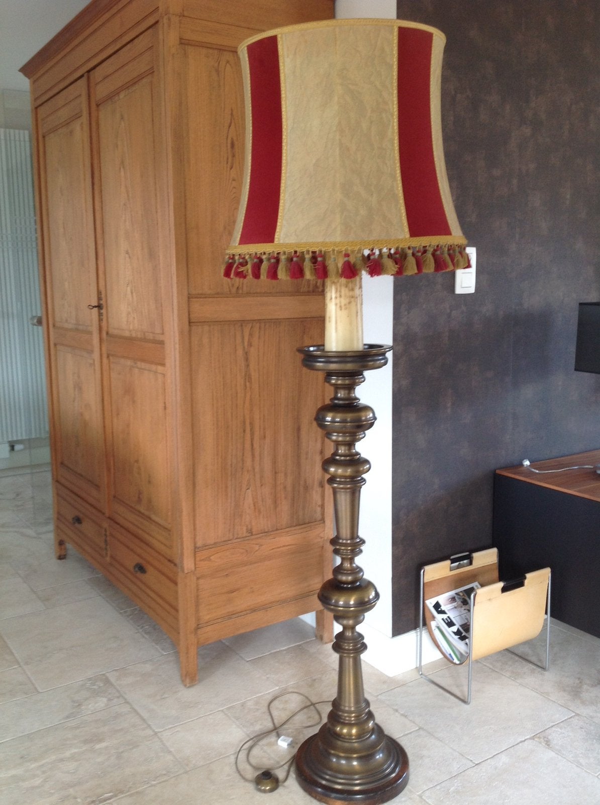 Staande schemerlamp, Antiek en Kunst, Ophalen