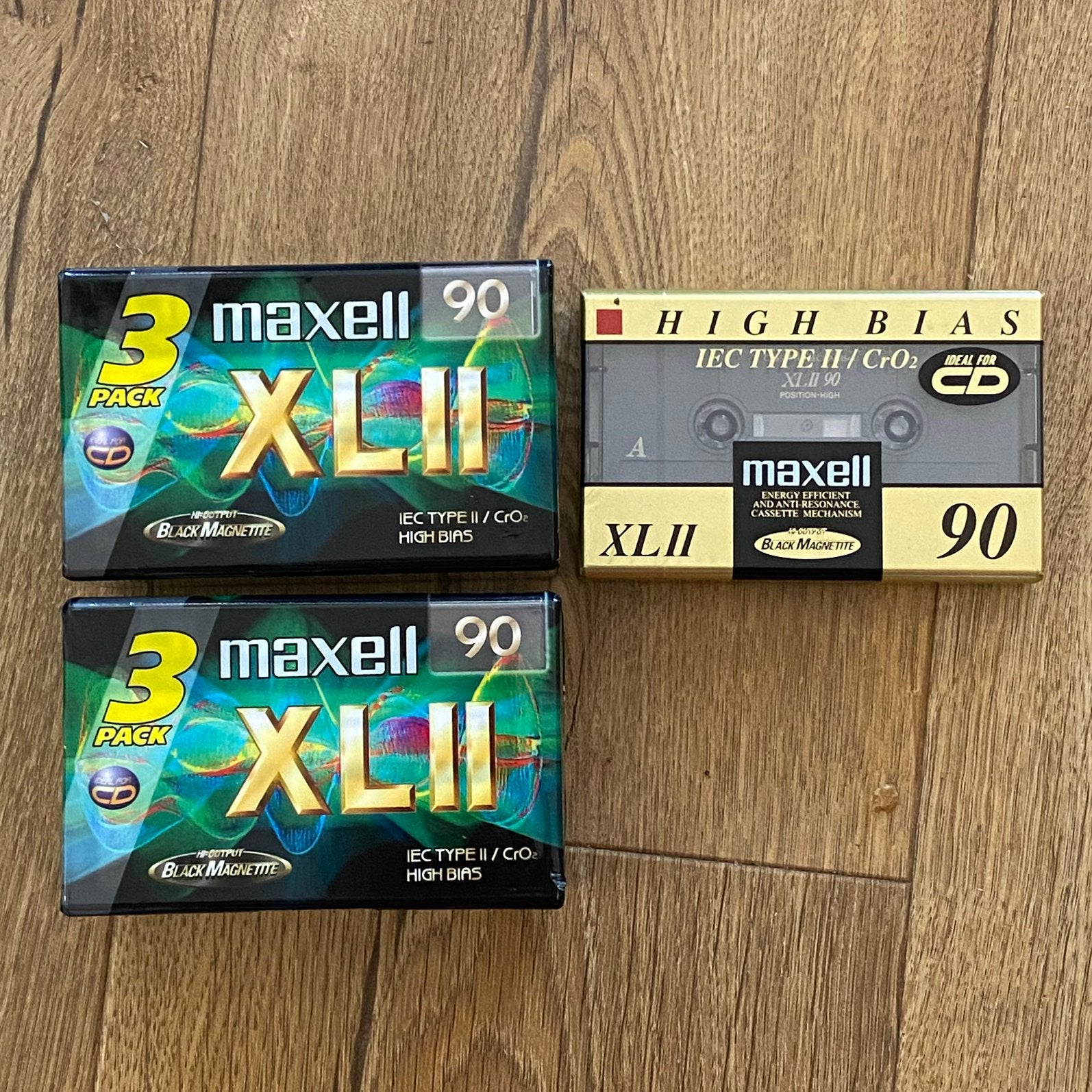 Maxell XL ll 90, IEC Type ll/CrO2 High Bias, Enlèvement ou Envoi, Neuf, dans son emballage, Vierge