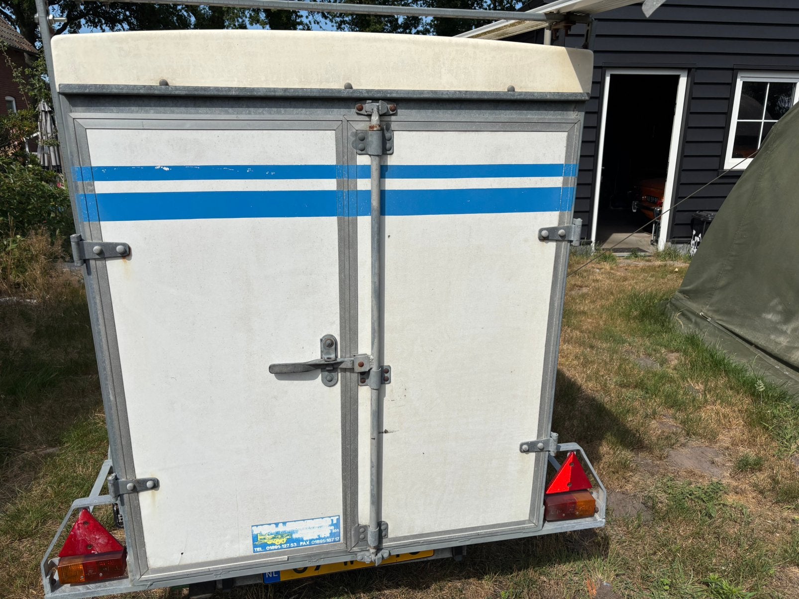Te huur Dichte bagage aanhangwagen, Ophalen, Gebruikt