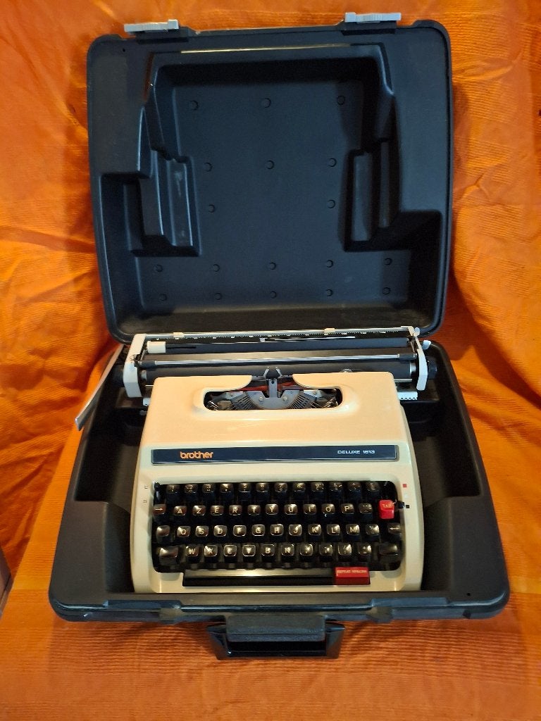 machine a écrire  avec sa valise, Verzamelen, Automaten | Overige, Ophalen, Gebruikt