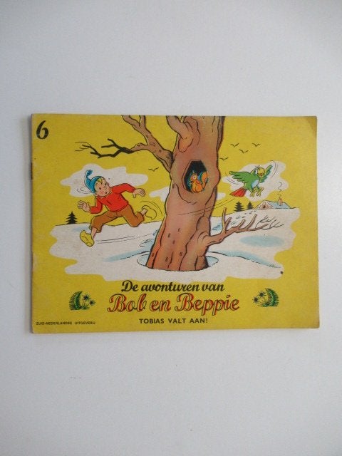 bob en beppie...nr.6...tobias valt aan..........1st, Livres, Enlèvement ou Envoi, Utilisé