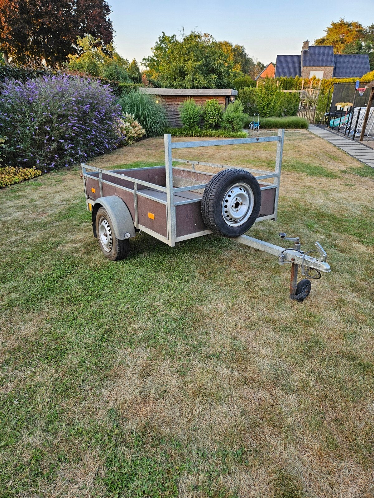 aanhangwagen remork enkelasser, Auto diversen, Aanhangers en Bagagewagens, Ophalen