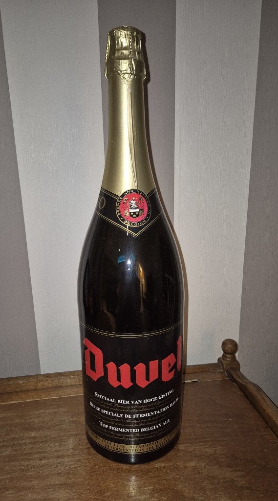 Zeldzame Duvel 3 Liter Fles (Jeroboam) - THT 03/2003, Verzamelen, Ophalen, Zo goed als nieuw, Overige typen, Duvel