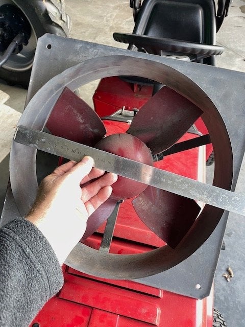 garageventilator, Ophalen, Gebruikt