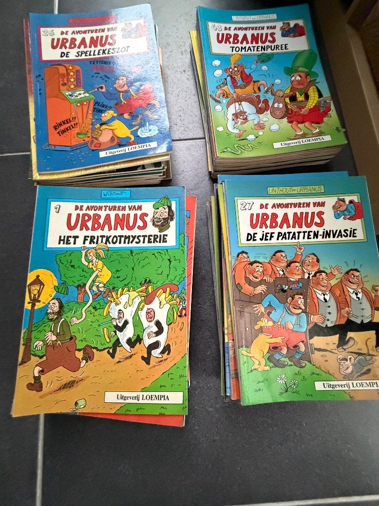83 urbanus strips, Boeken, Stripverhalen, Meerdere stripboeken, Ophalen, Zo goed als nieuw, Linthout en Urbanus