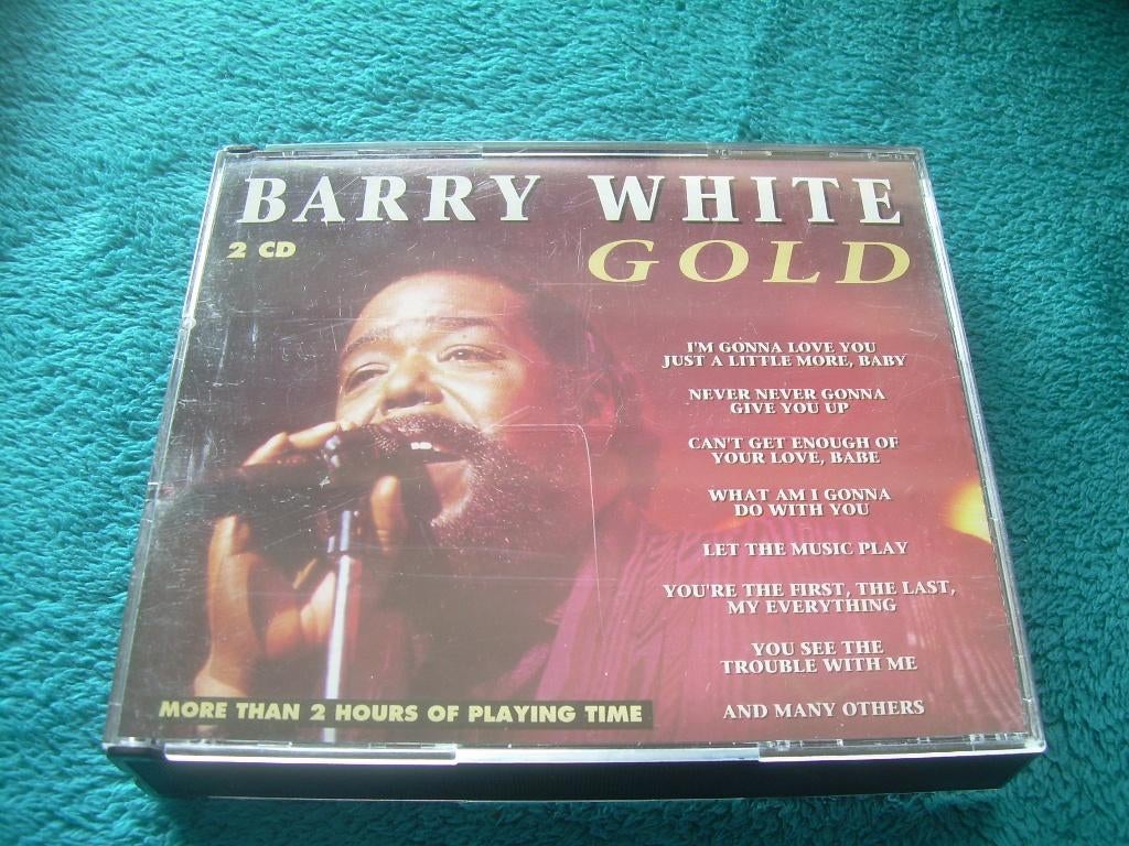 2 CD BOX BARRY WHITE - GOLD, Ophalen of Verzenden, Zo goed als nieuw, Soul of Nu Soul, Boxset
