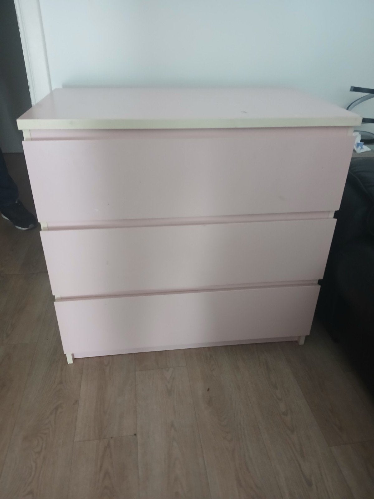 Commode  malm  rose 3 tiroirs, Maison & Meubles, Enlèvement