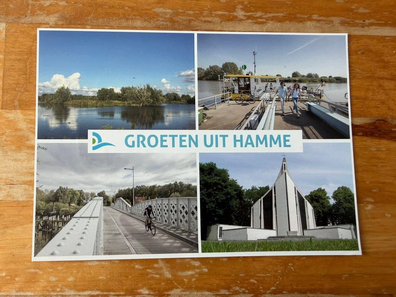 Postkaart : Hamme  -  België., Verzamelen, Ophalen, 1980 tot heden, Ongelopen, Oost-Vlaanderen