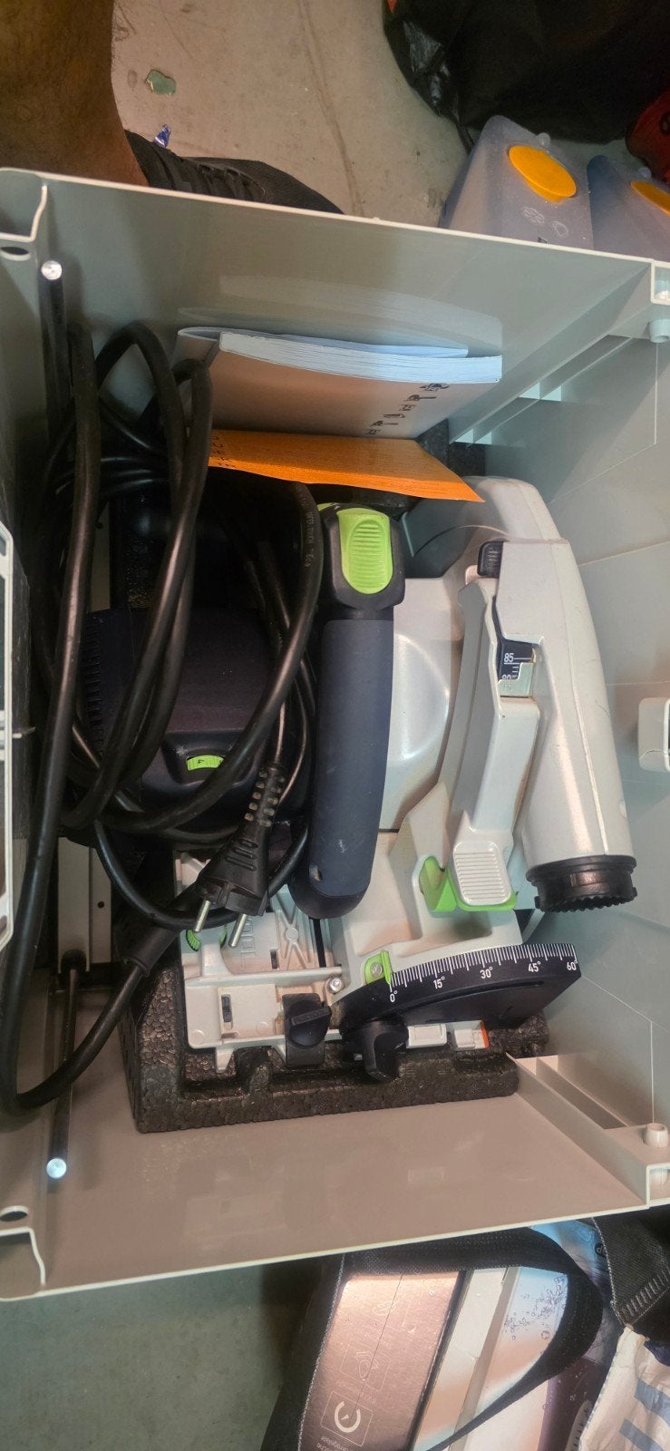 Festool: HK 85 EB-Plus cirkelzaag + FSK 420 rail, Ophalen, Cirkelzaag