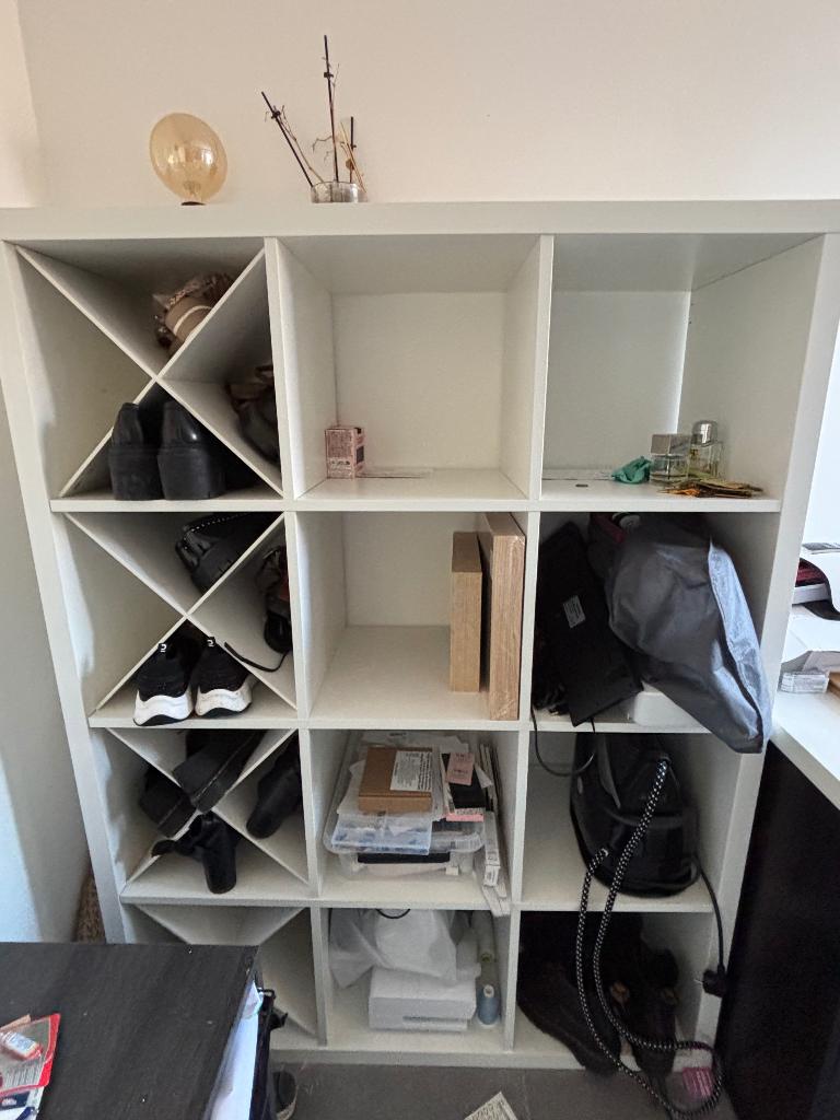 Kallax blanc 3x4 avec séparateur, Maison & Meubles, Enlèvement, Comme neuf