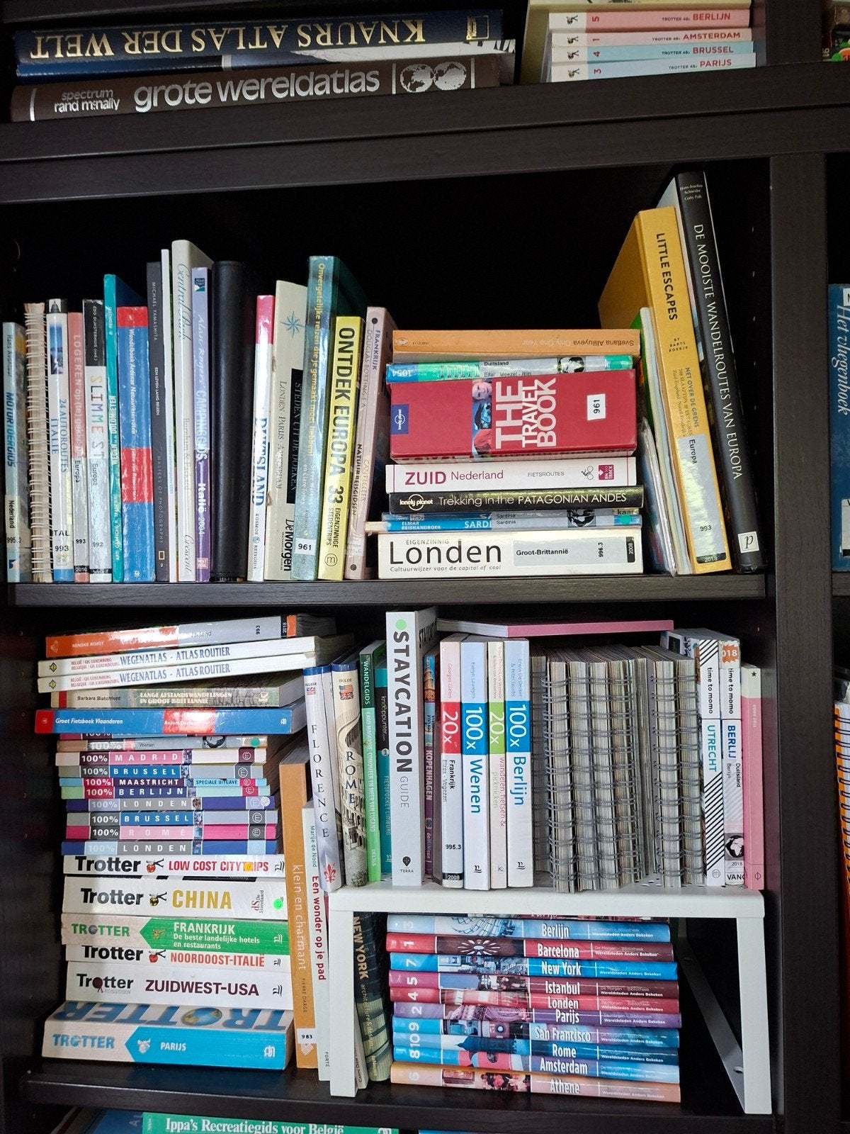 Verzameling reisgidsen en reisboeken, Livres, Partis & Groupements, Enlèvement, Utilisé, Sports, Hobby et Loisirs