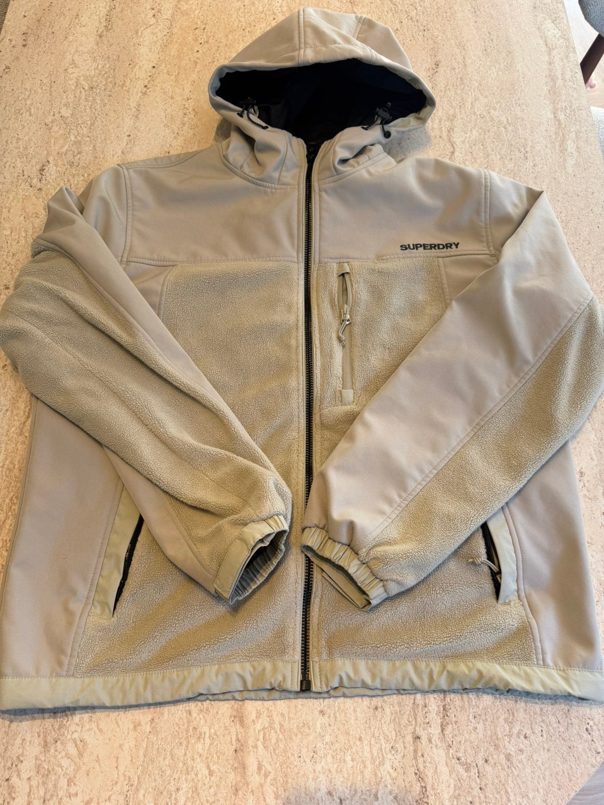 Veste Windtrekker Superdry, Enlèvement ou Envoi, Comme neuf, Autres tailles, Beige