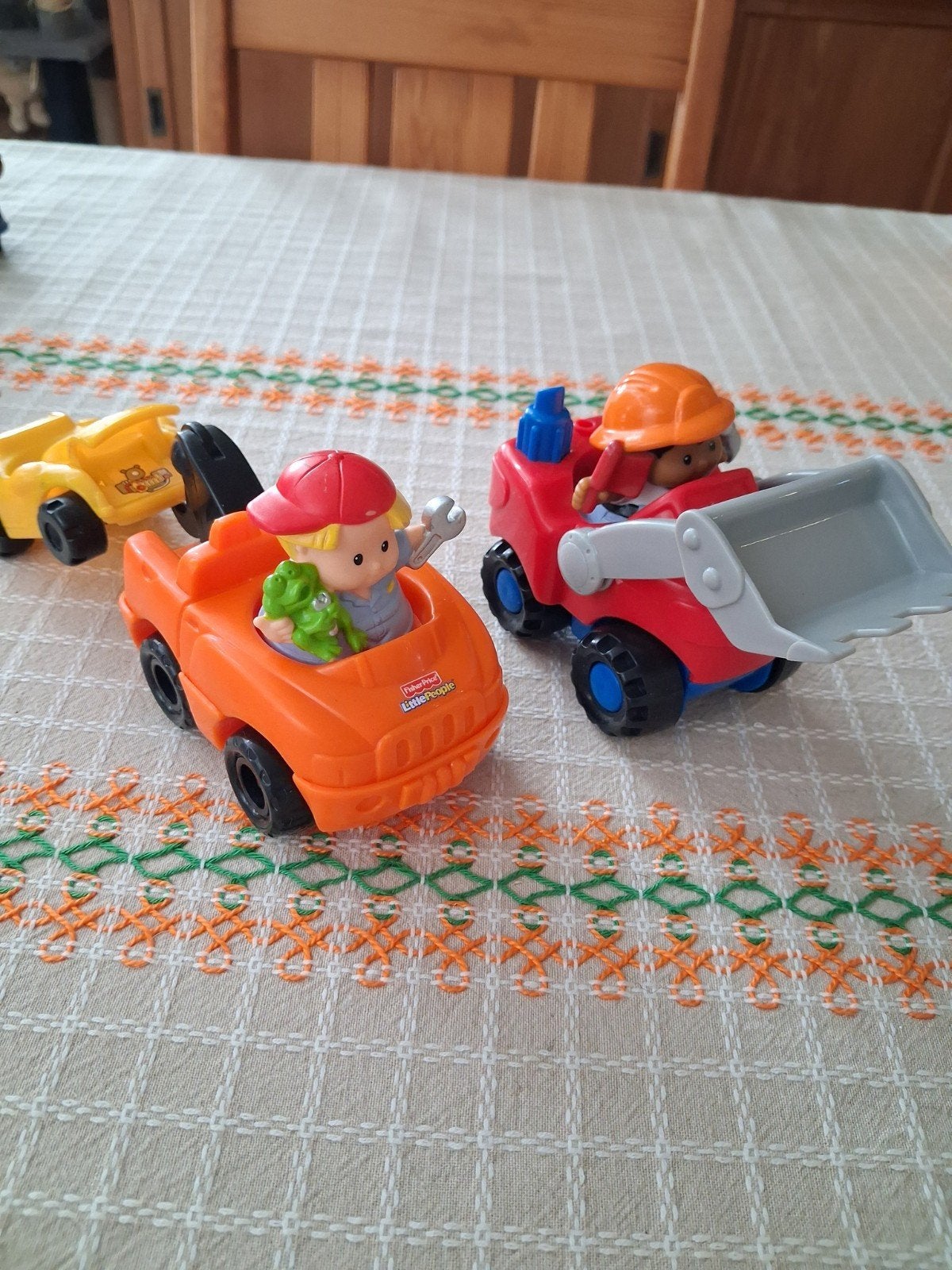 Fisher price little people setje werkmannen, Kinderen en Baby's, Speelgoed | Fisher-Price, Ophalen of Verzenden