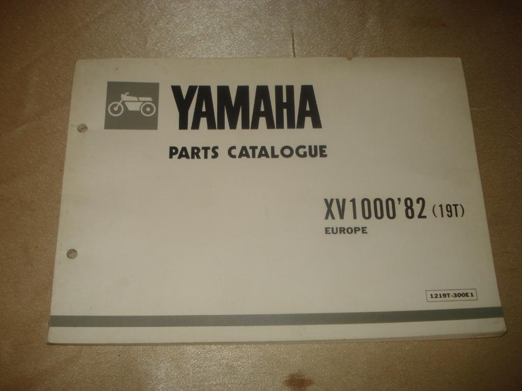 YAMAHA XV1000 '82 Ancien Catalogue des Pièces Détachées, Motoren, Handleidingen en Instructieboekjes, Ophalen of Verzenden, Yamaha