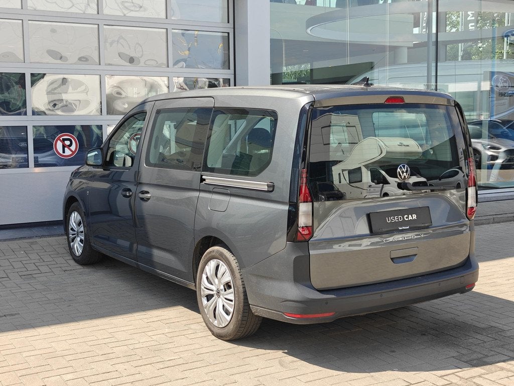 Volkswagen Caddy Maxi 1.5 TSI 85 kW DSG, Auto's, Stof, Gebruikt, Zwart, 4 cilinders