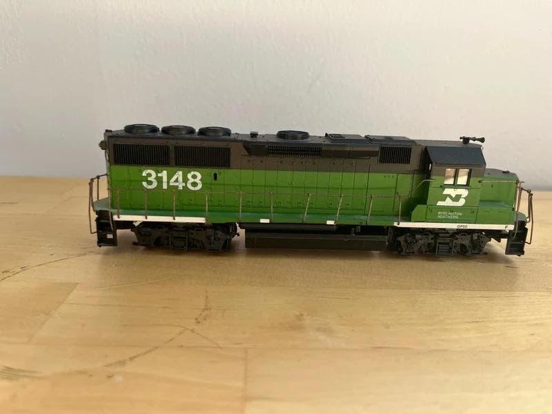 Train USA HO Athearn Burlington Northern GP50 #3148, Autres marques, Comme neuf, Courant continu, Locomotive