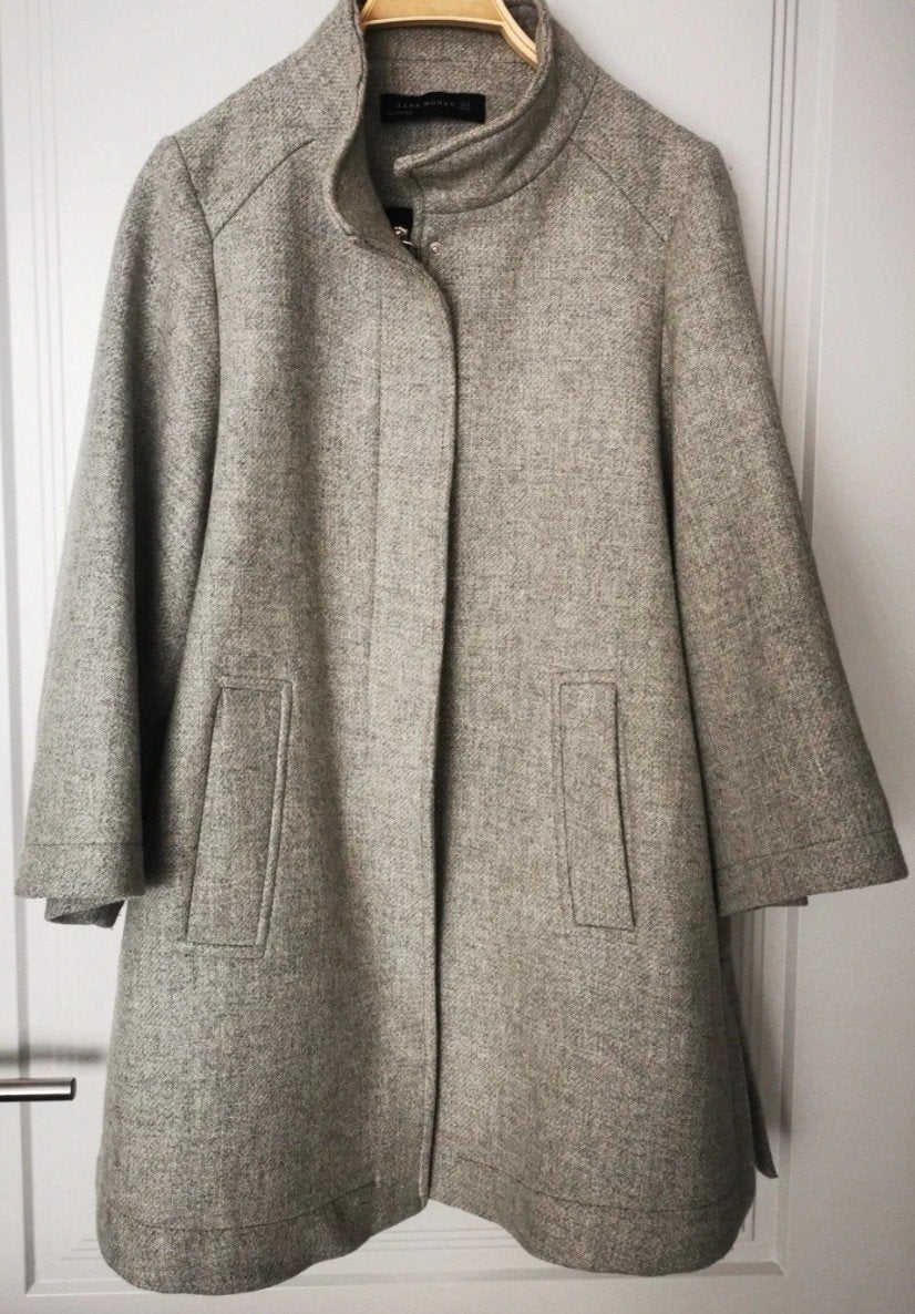 Veste grise oversize lisse, Vêtements | Femmes, Vestes | Hiver, Enlèvement ou Envoi, Taille 36 (S), Gris