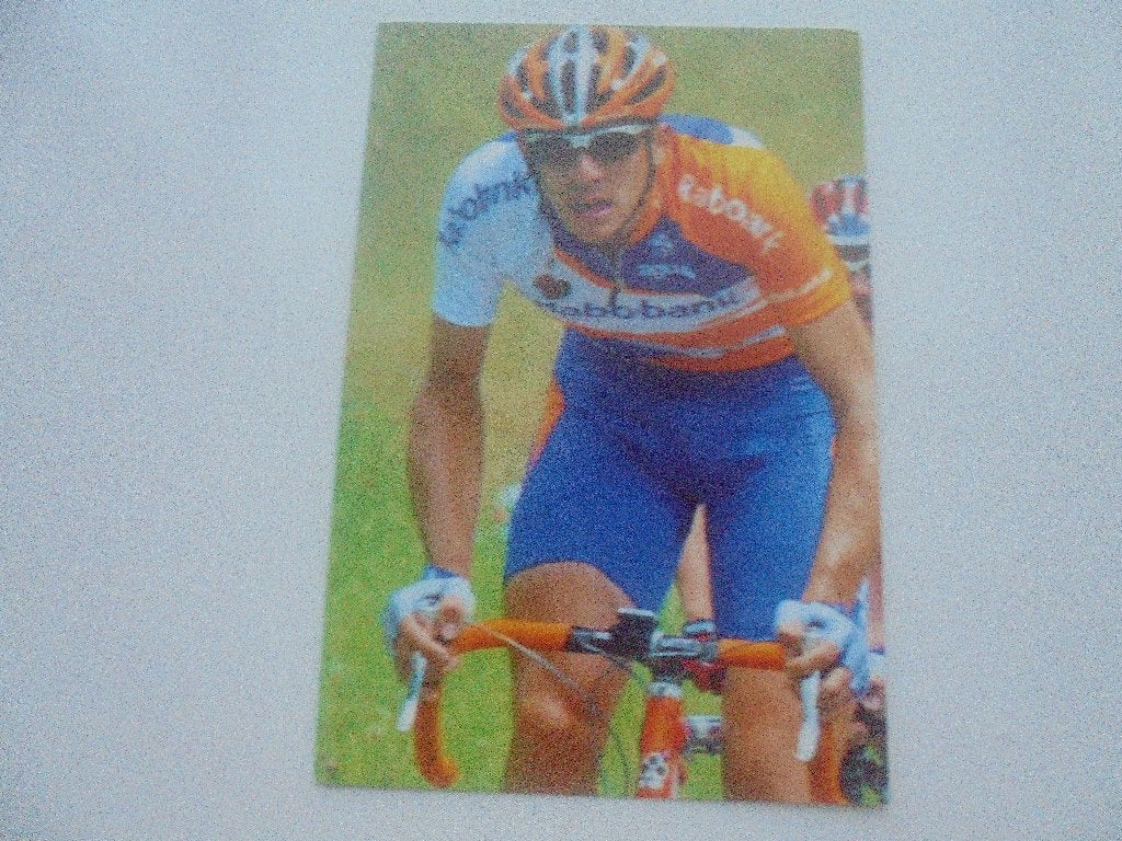 wielrenner-thorwald veneberg, Verzamelen, Foto's en Prenten, Verzenden, 1980 tot heden, Zo goed als nieuw, Foto