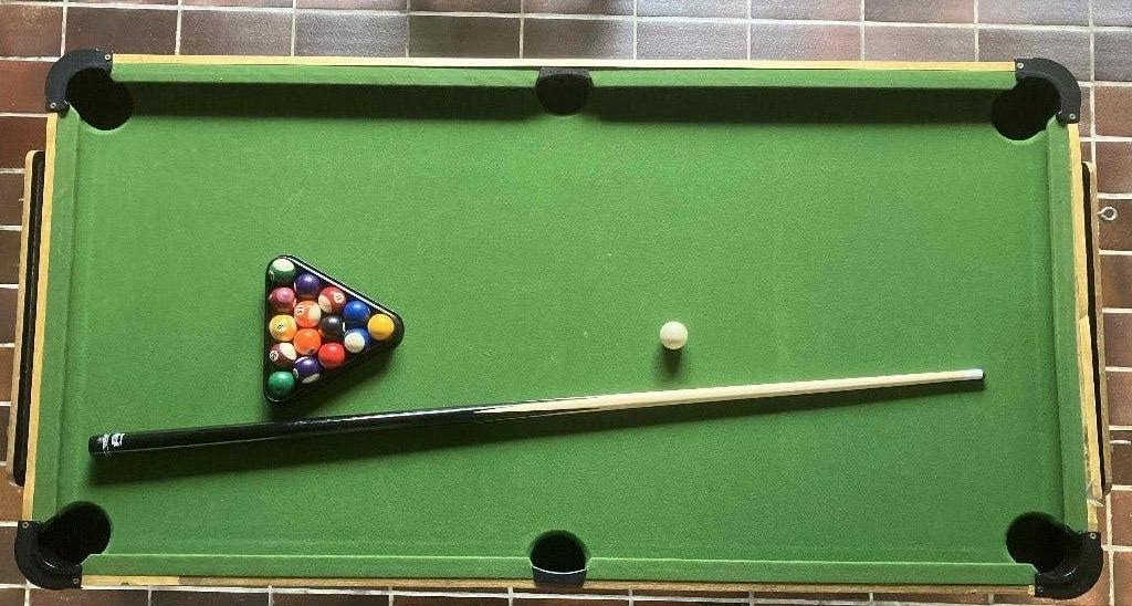 Multitafel: airhockey en snooker, Sport en Fitness, Ophalen, Gebruikt, Snookertafel