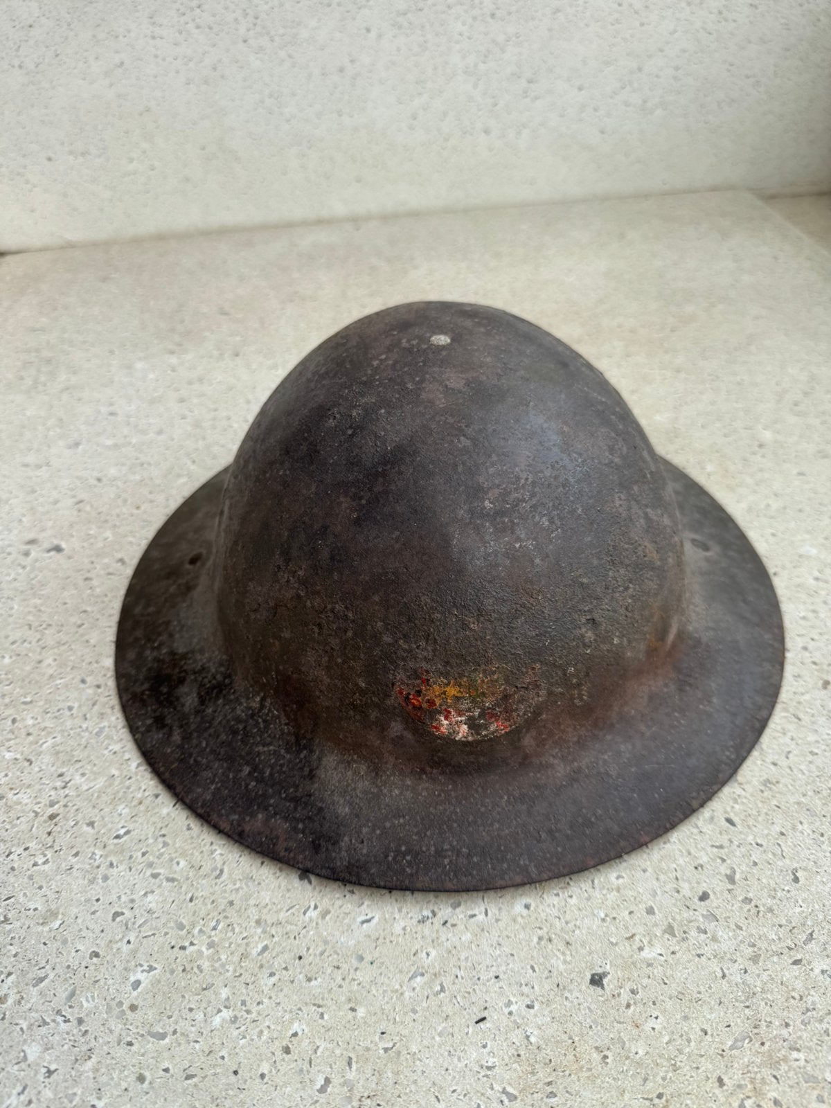 WW1 casque Anglais avec insigne, Collections, Objets militaires | Général, Enlèvement ou Envoi